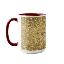 Glitzy Gold Glam Purpurina Sparkle    