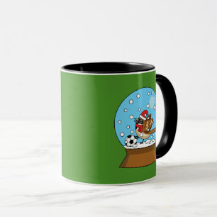 Taza Globe de nieve con juego de cuerdas con soplo