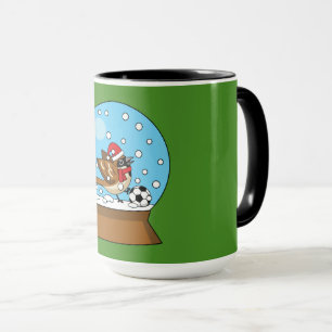 Taza Globe de nieve con juego de cuerdas con soplo