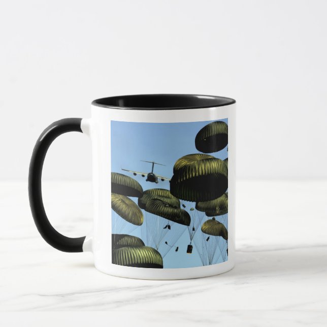 Taza Globemaster III de la Fuerza Aérea de los Estados  (Izquierda)
