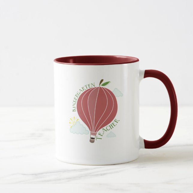 Taza Globo Apple del aire caliente del maestro de (Derecha)