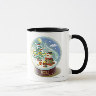 Taza Globo de la nieve con el muñeco de nieve y el