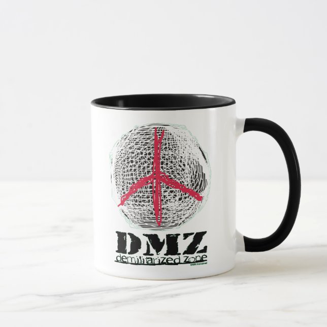 Taza Globo de Paz Sin Guerra Sin Odio Desmilitarizado Z (Derecha)