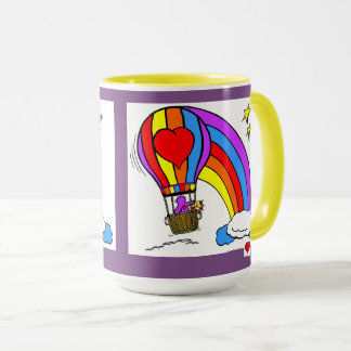 Taza Globo del arte del corazón
