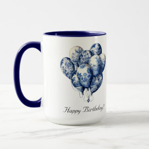 Taza Globos azules Delft personalizables
