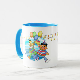Taza Globos de Bert y Ernie Birthday