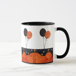 Taza Globos de calabazas de Halloween