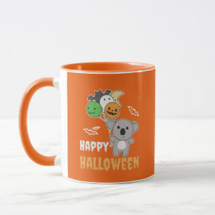 Taza Globos de Halloween de Koala para niños adorables