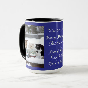 Taza Glorieta de nieve de gato, nombres de imagen texto