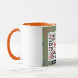 Taza Gmail QR Code Coffee Mug - Escanéame para obtener