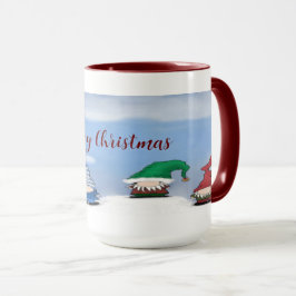Taza Gnome Adorable Posse Dos Tones Café Mug