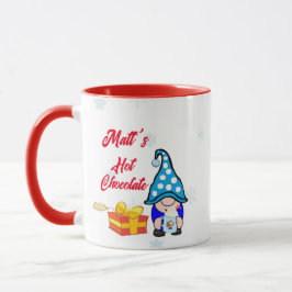 Taza Gnome Chocolate Chico Caliente Personalizado