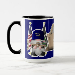 Taza Gnome de la Marina con Camión Militar