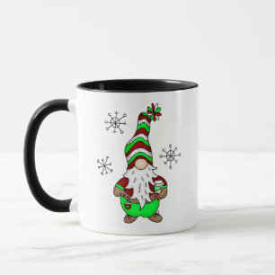 Taza Gnome es donde está el café Navidades de corte