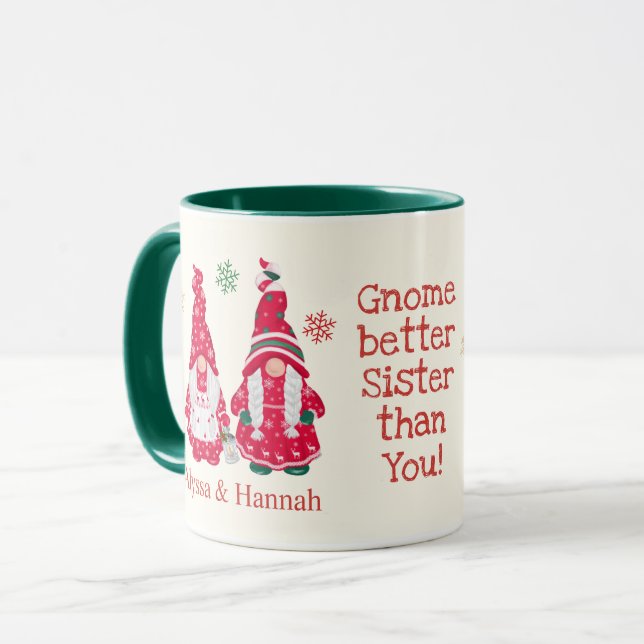 Taza Gnome escandinavo mejor hermana que tú (Anverso izquierdo)