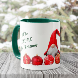 Taza Gnome gracioso para Navidades