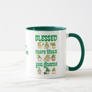 Taza Gnomes irlandeses en el Día de San Patricio