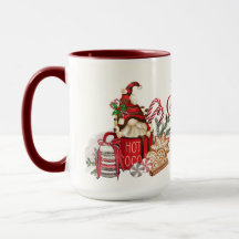 Gnomo de Navidad de Chocolate Caliente