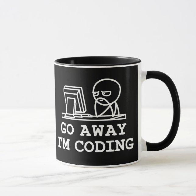 Taza Go Away IM Coding (Derecha)