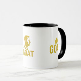Taza GOAT Gold Crown Mug – Black & Gold