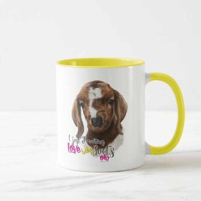 Taza GOAT LOVE | Acabo de masticar el amor, las cabras  (Derecha)