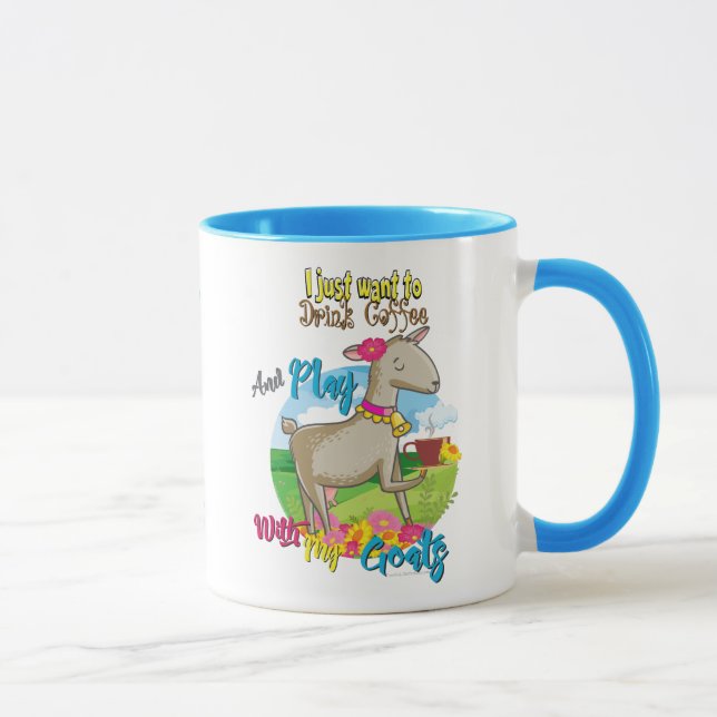 Taza GOAT | Sólo quiere beber café con cabras (Derecha)