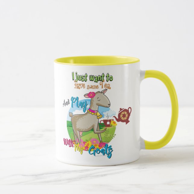 Taza GOAT | Sólo quiere un poco de té con cabras (Derecha)