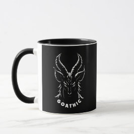 Taza Goático | Pun gótico | Cabra satánica