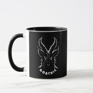 Taza Goático   Pun gótico   Cabra satánica