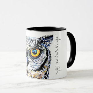 Taza Goce del pequeño búho de las cosas