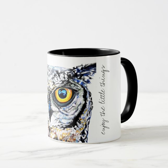 Taza Goce del pequeño búho de las cosas (Anverso derecho)