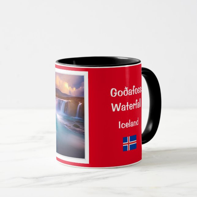 Taza Goðafoss Waterfall Mug (Anverso derecho)