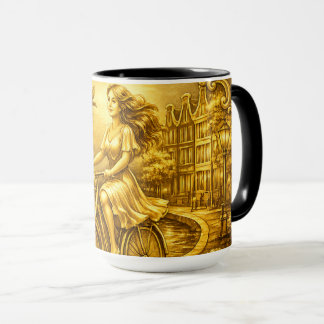 Taza Gold Amsterdam Arched Bridges Charm