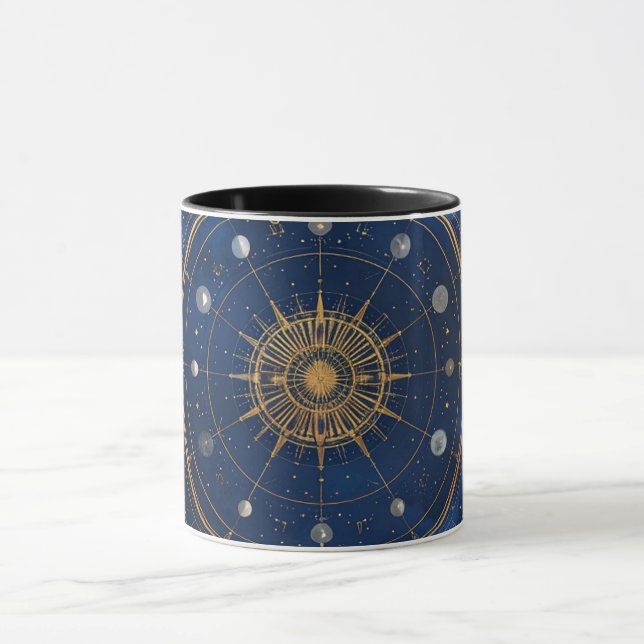 Taza Gold Constellation Astrology Coffee Cup (Centro)