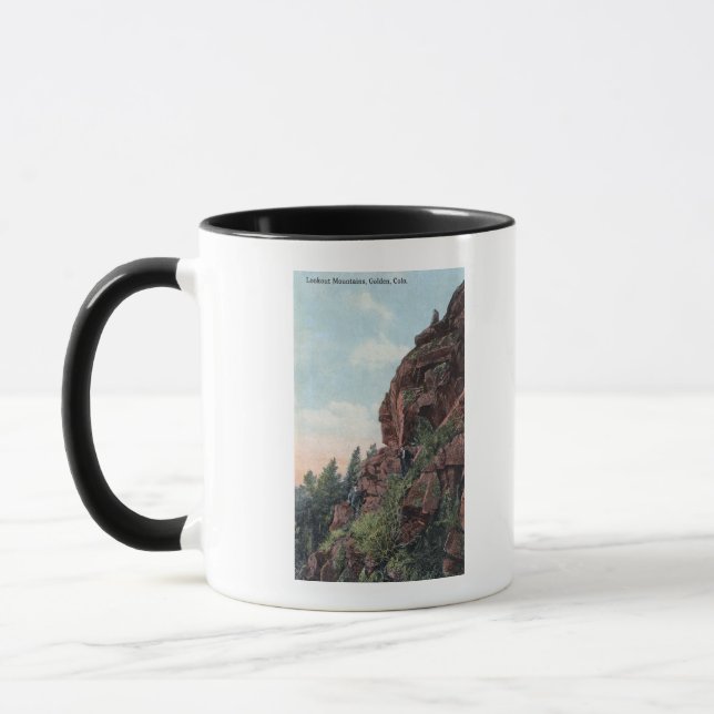 Taza Golden, Colorado - Vista de las montañas Lookout (Izquierda)