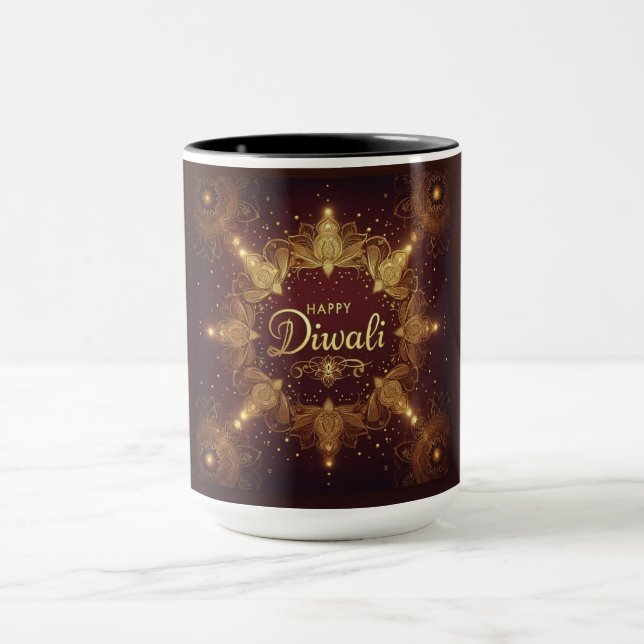 Taza Golden Glow Diwali (Centro)