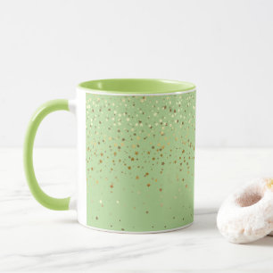 Taza Golden Petite Stars Coffee Mug-Apple Green
