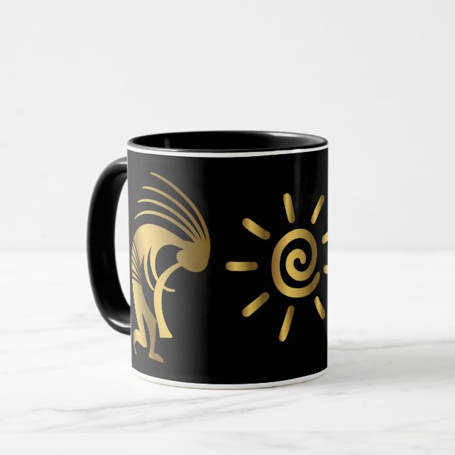 Taza Golden Sun Kokopelli de Arizona (Anverso izquierdo)