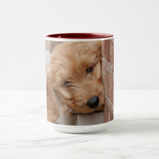 Taza Goldendoodle cachorro picado (Centro)