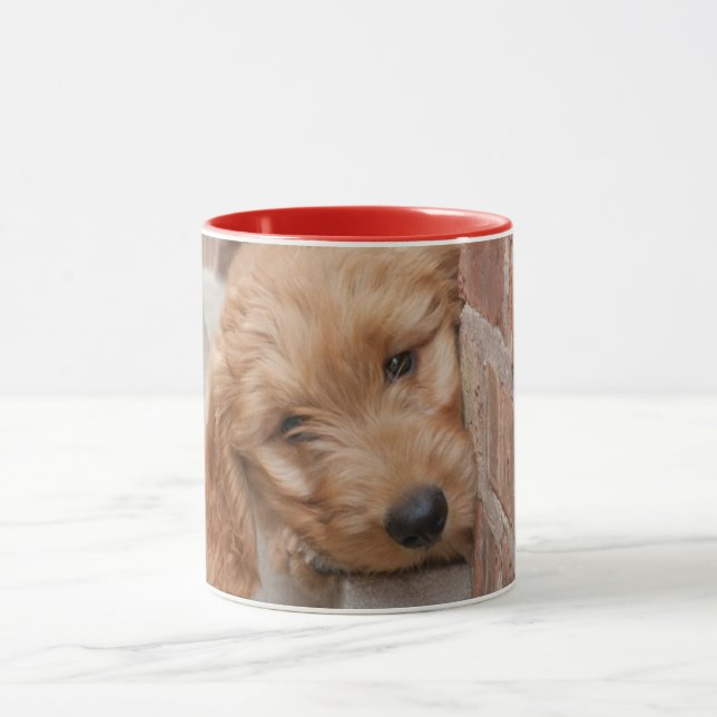 Taza Goldendoodle cachorro picado (Centro)