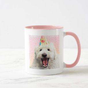 Taza Goldendoodle Con Fiesta Gorra