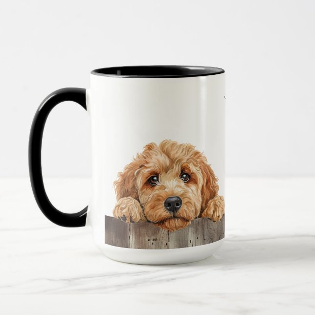Taza Goldendoodle Dog Mug (Izquierda)