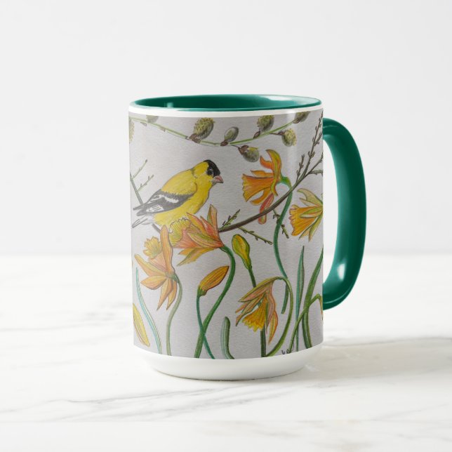 Taza Goldfinch & Daffidols Mug (Anverso derecho)