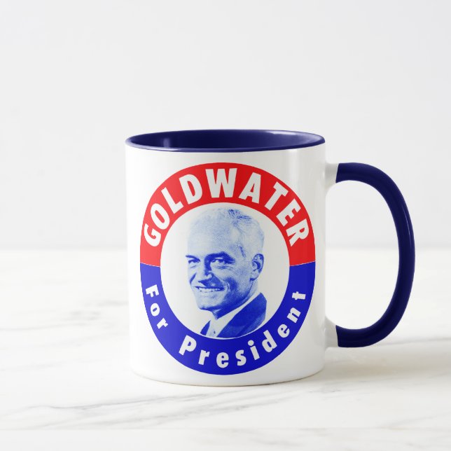 Taza Goldwater 1964 para el presidente (Derecha)