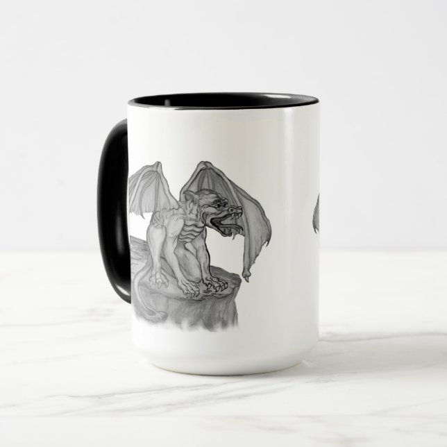 Taza Golem Gargoyle (Anverso izquierdo)