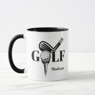 Taza Golf de nombre personalizado