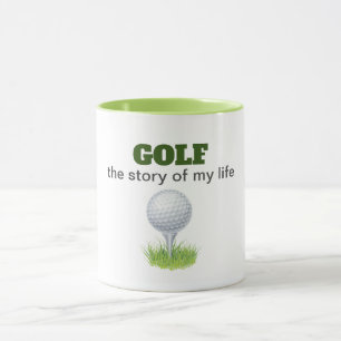 Taza Golf la historia de mi vida graciosa