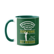 Golf Y Trabajo Combo Mug