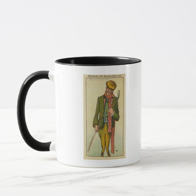 Taza Golfer quien tuvo un desastre en los enlaces (Izquierda)