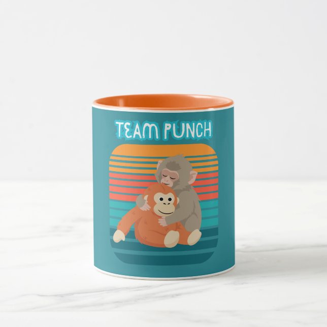 Taza golpe de mono bebé (Centro)